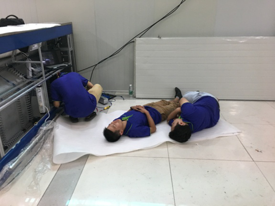 抢修遭台风重创的九洲港口岸，大发(中国)dafa·官方网页版,义不容辞！